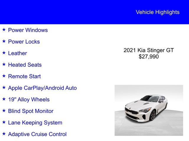 2021 Kia Stinger GT