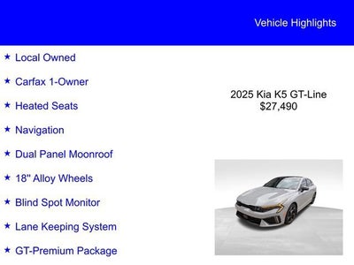 2025 Kia K5 GT-Line