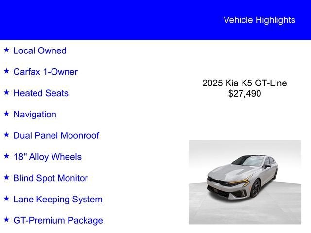 2025 Kia K5 GT-Line
