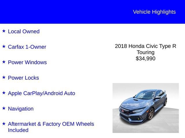 2018 Honda Civic Type R Touring
