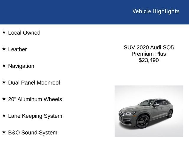 2020 Audi SQ5 Premium Plus