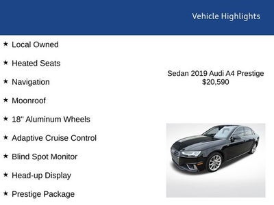 2019 Audi A4 Prestige